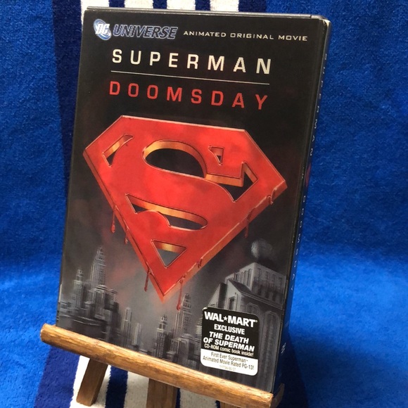 Superman Doomsday (DVD) DC Universe Exclusive CD-Rom Bonus Disc Hologram Sleeve - Picture 2 of 10